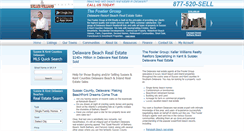Desktop Screenshot of delawarebeachrealestate.com